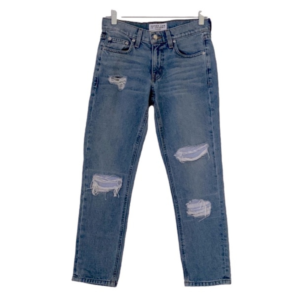 Derek Lam 10 Crosby Denim Girlfriend Jeans 90’s Inspo Distressed Size 24 NWT